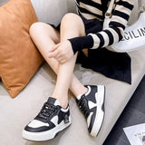 Board Shoes Women's Sneakers New Muffin Thick Bottom Khaki Black White Color Matching Fashion Women's Shoes Casual Sports Shoes