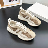 Instagram Forrest Gump Shoes Women's 2024 Spring New Student Running Sports Versatile Tall Dad Shoes