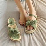 Women Sandalias Mujer Summer Fairy Style 2023 New Fashion Student Platform Roman Lady Sands Flat Shoes Cute Slippers