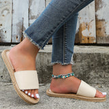 Women's fashion trend non-slip wear comfortable soft soled flat sandals flip-flops