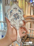 Flower Knows Little Angel Series Hand Holding Mirror 3 Types Exquisite Relief Makeup Tools
